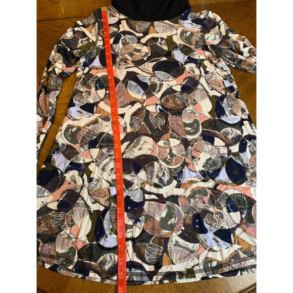 LOGO Lori Goldstein Womens Cowl Neck Top Sz XS Long Sleeve - Picture 8 of 9